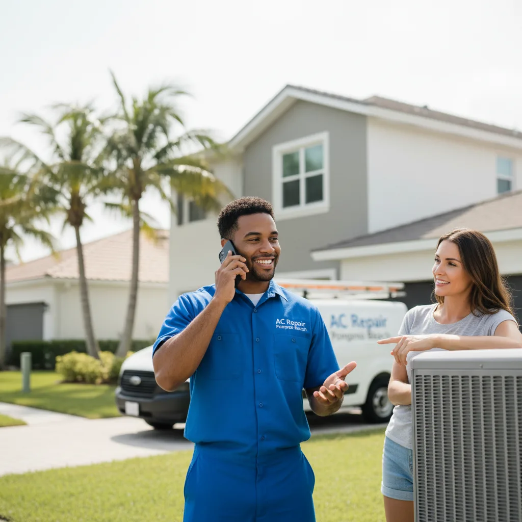 AC Repair Pompano Beach customer support in Armada